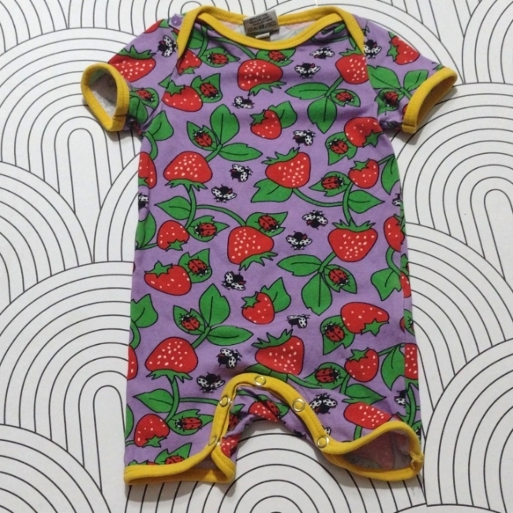 Smafolk strawberry romper